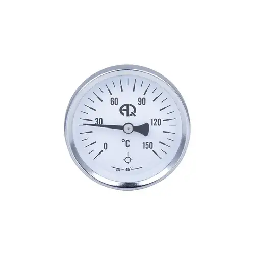 Термометр биметаллический 150°С 63 мм L-30мм G1/2" Aqualink Термометр биметаллический 150°С 63 мм L-30мм G1/2" Aqualink - almatherm.kz