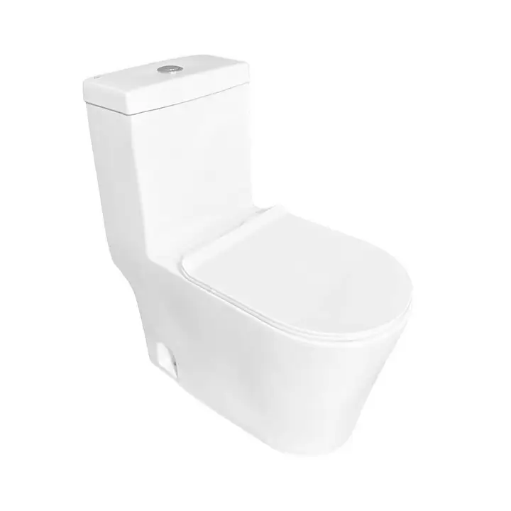 Унитаз моноблок выпуск прямой Saniteco YHJ-8022 - Изображение 1 - almatherm.kz