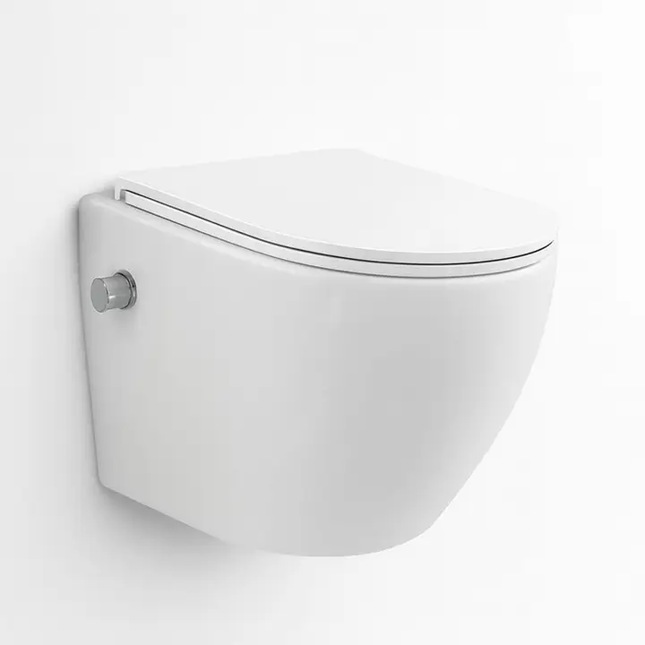 Унитаз подвесной Saniteco 102BD с функцией биде - Изображение 1 - almatherm.kz