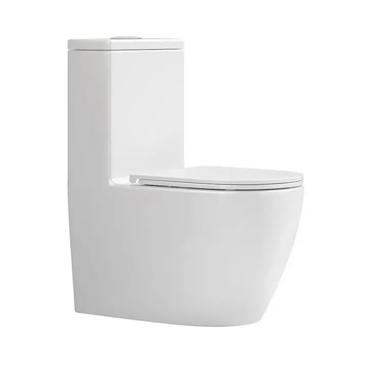 Унитаз моноблок выпуск прямой Saniteco SA-3073 - Изображение 1 - almatherm.kz
