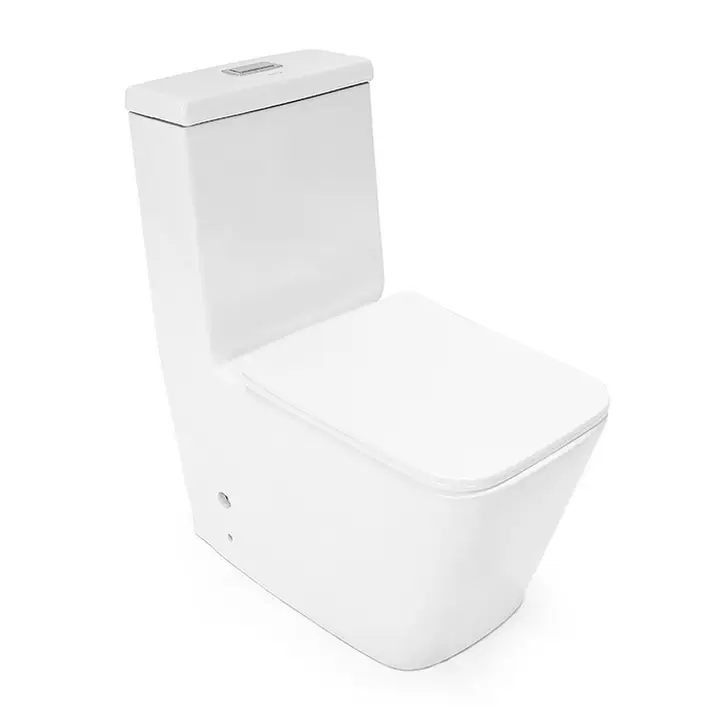 Унитаз моноблок выпуск прямой Saniteco SA-3074 - Изображение 1 - almatherm.kz
