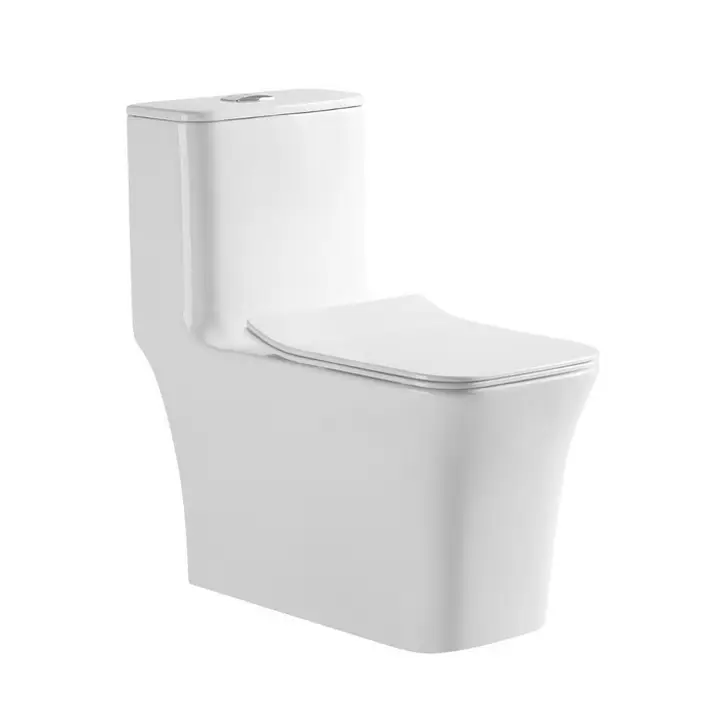 Унитаз моноблок выпуск прямой Saniteco SA-3076 - Изображение 1 - almatherm.kz