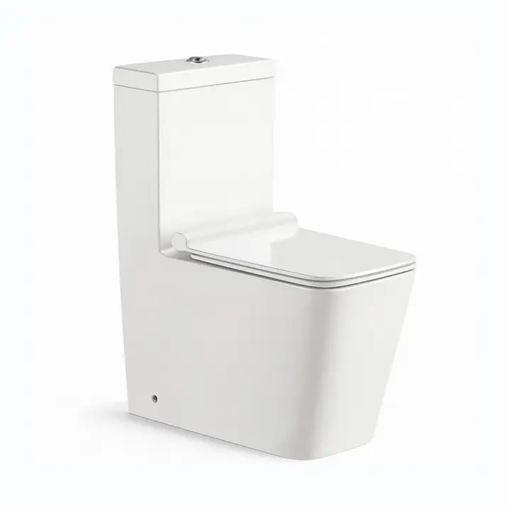 Унитаз моноблок выпуск прямой Saniteco YHJ-8047 - Изображение 1 - almatherm.kz