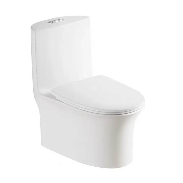 Унитаз моноблок выпуск прямой Saniteco YHJ-8612 - Изображение 1 - almatherm.kz