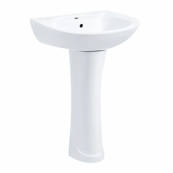 Раковина с пьедесталом Saniteco 3007 - Изображение 1 - almatherm.kz