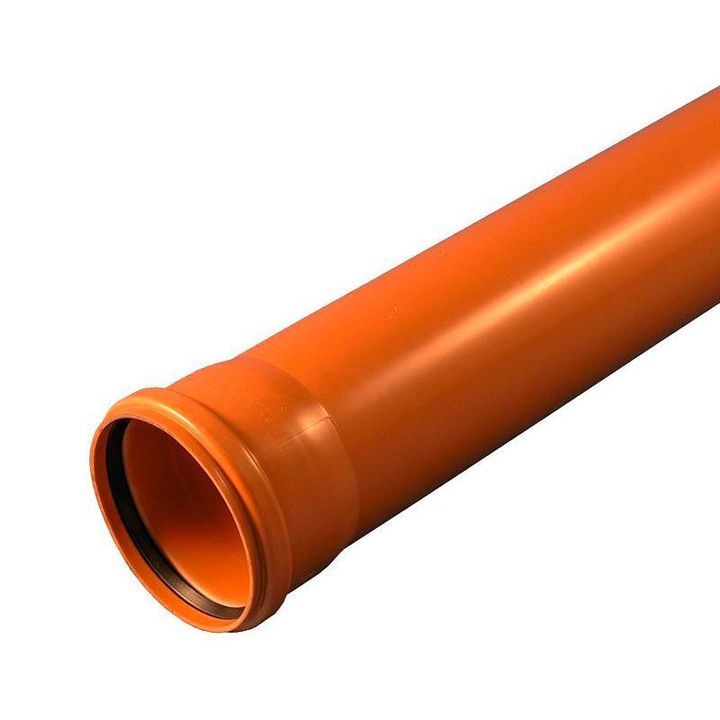 Труба канализационная ПВХ (4.9) наружная 200x3000 KGEM Ostendorf - Изображение 1 - almatherm.kz