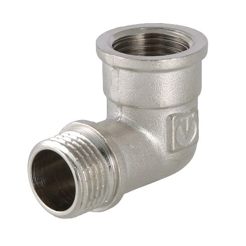 Угольник ВР-НР никель 1/2" Valtec - Изображение 1 - almatherm.kz