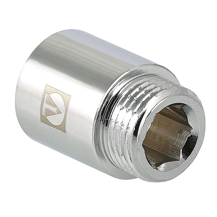 15x3/4" Valtec никель хромдалған ұзартқыш - Изображение 1 - almatherm.kz