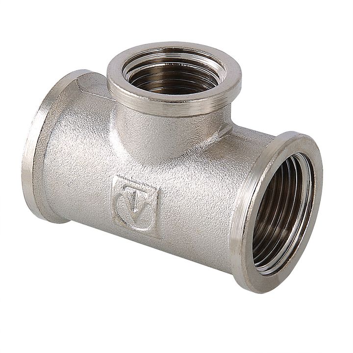 Никельді футболка VR-VR-VR 3/4"x1/2"x3/4" Valtec - Изображение 1 - almatherm.kz