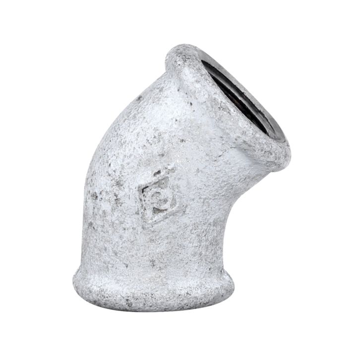 Угольник 45° ВР-ВР чугун 3/4" - Изображение 1 - almatherm.kz