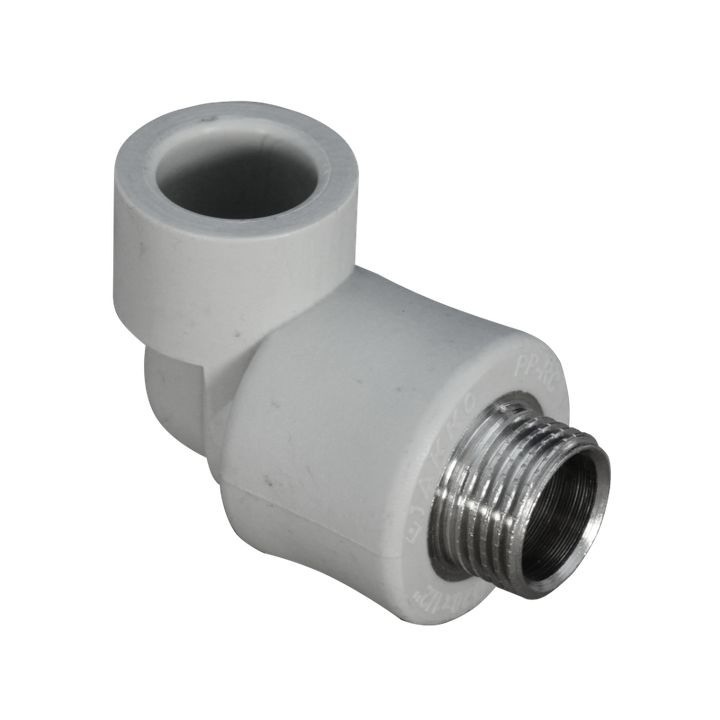 Отвод ППР НР серый 25x1/2" Jakko - Изображение 1 - almatherm.kz