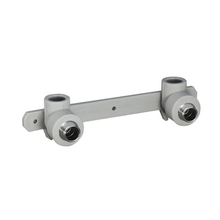 Планка ППР монтажная НР серый 20x1/2" Jakko - Изображение 1 - almatherm.kz