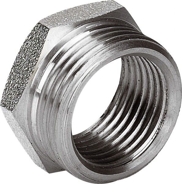 Футорка никель НР-ВР 1 1/4"х1" Aqualink - Изображение 1 - almatherm.kz