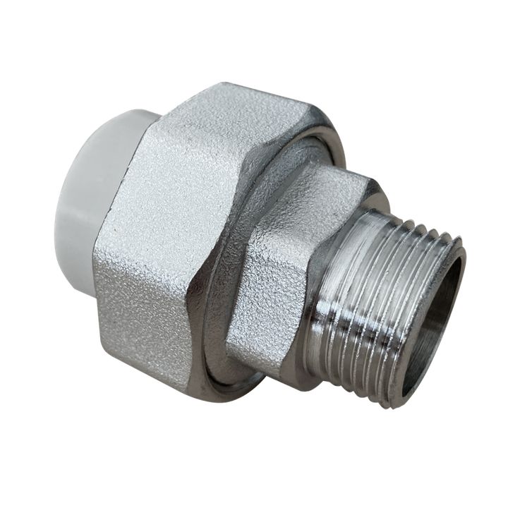 Муфта разъемная ППР НР Экстра серый 20x1/2" Jakko - Изображение 1 - almatherm.kz