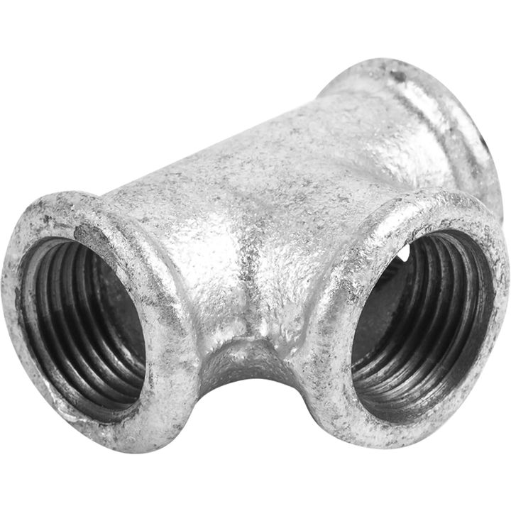 Тройник оцинкованный чугун 3/4" СТК - Изображение 1 - almatherm.kz