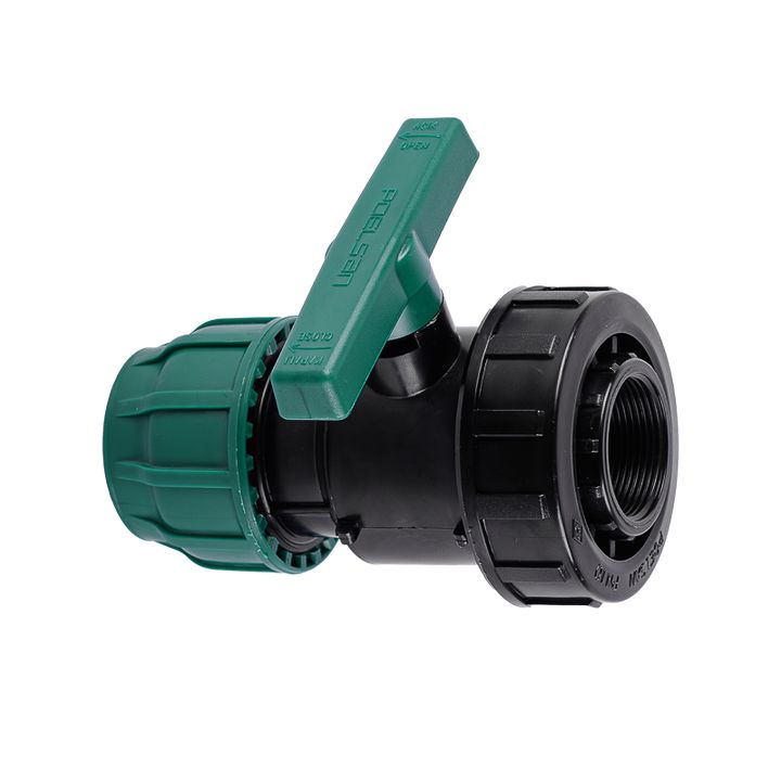 Кран шаровой компрессионный ВР 32x3/4" Poelsan - Изображение 1 - almatherm.kz