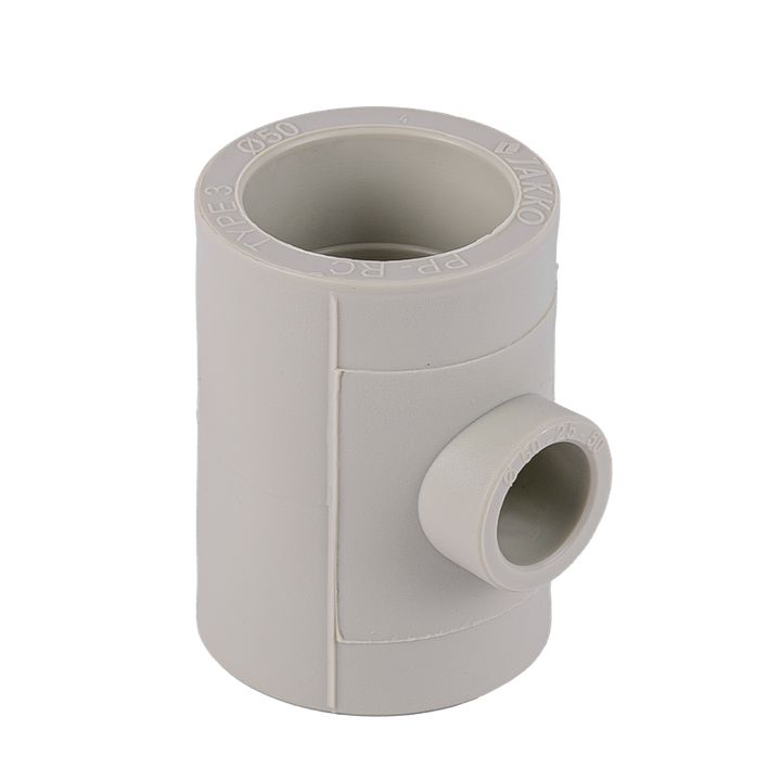Тройник ППР переходник серый 50x25x50 Jakko - Изображение 1 - almatherm.kz