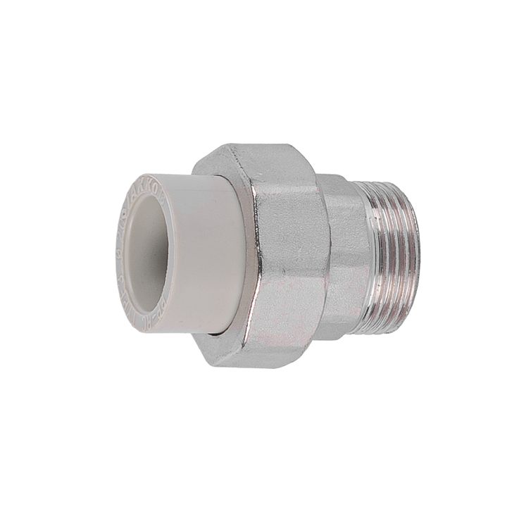 Муфта разъемная ППР НР серый 40x1 1/4" Jakko - Изображение 1 - almatherm.kz