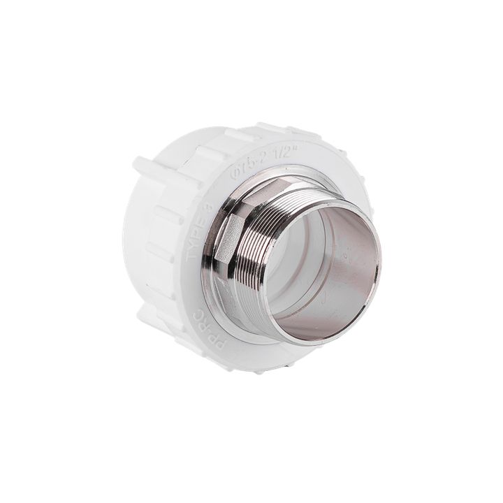 Адаптер ППР НР белый 75x2 1/2" Jakko - Изображение 1 - almatherm.kz