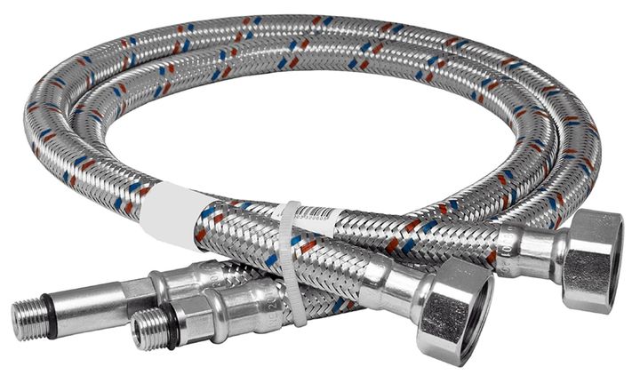 Подводка для смесителя 50x1/2" пара Aqualine - Изображение 1 - almatherm.kz