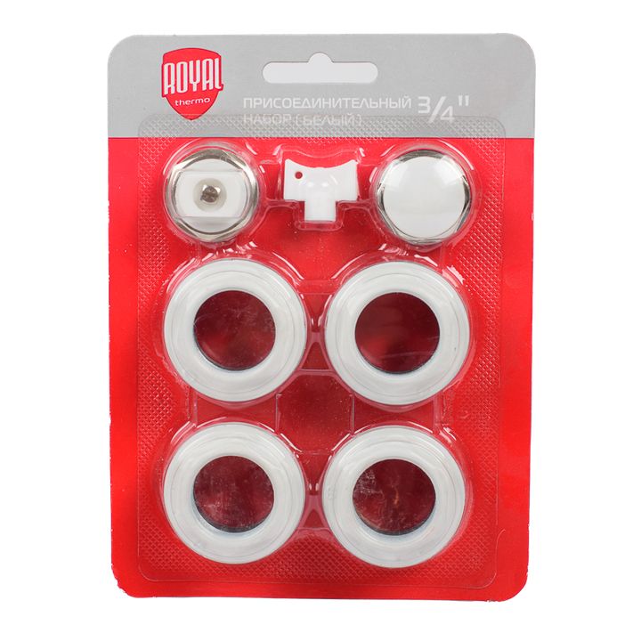 3/4" ақ Royal Thermo радиаторына арналған керек-жарақтар - Изображение 1 - almatherm.kz