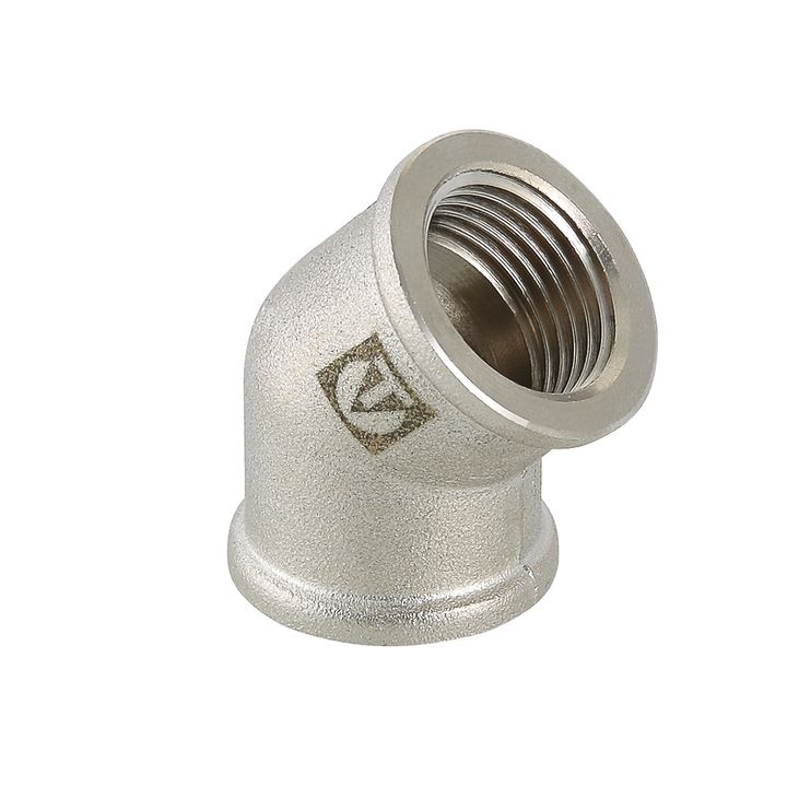 Угольник 45° ВР-ВР никель 3/4" Valtec - Изображение 1 - almatherm.kz