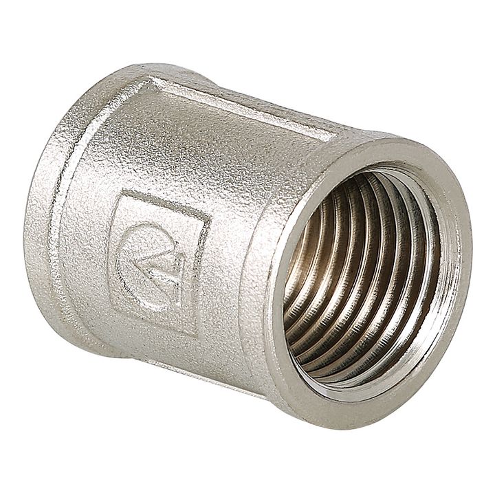 Муфта никель 3/4" Valtec - Изображение 1 - almatherm.kz