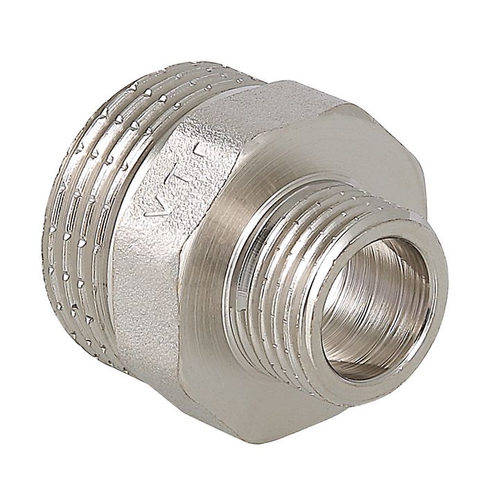 Ниппель никель 1/2"х1/4" Valtec - Изображение 1 - almatherm.kz