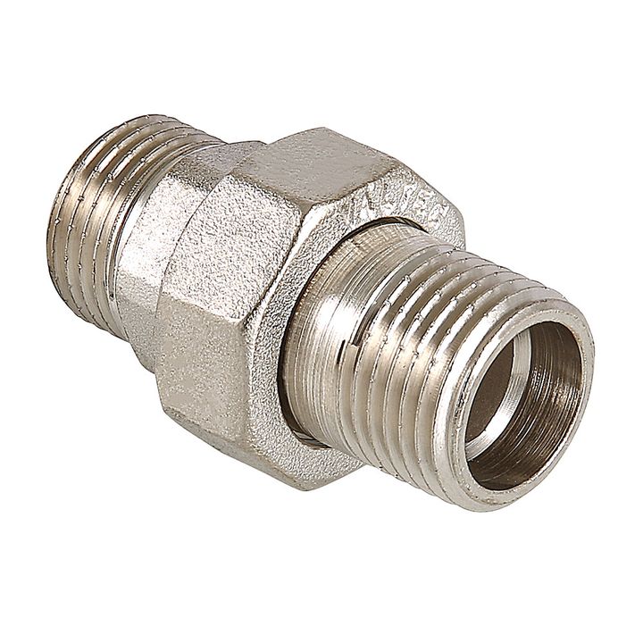 Сгон прямой НР никель 1/2" Valtec - Изображение 1 - almatherm.kz