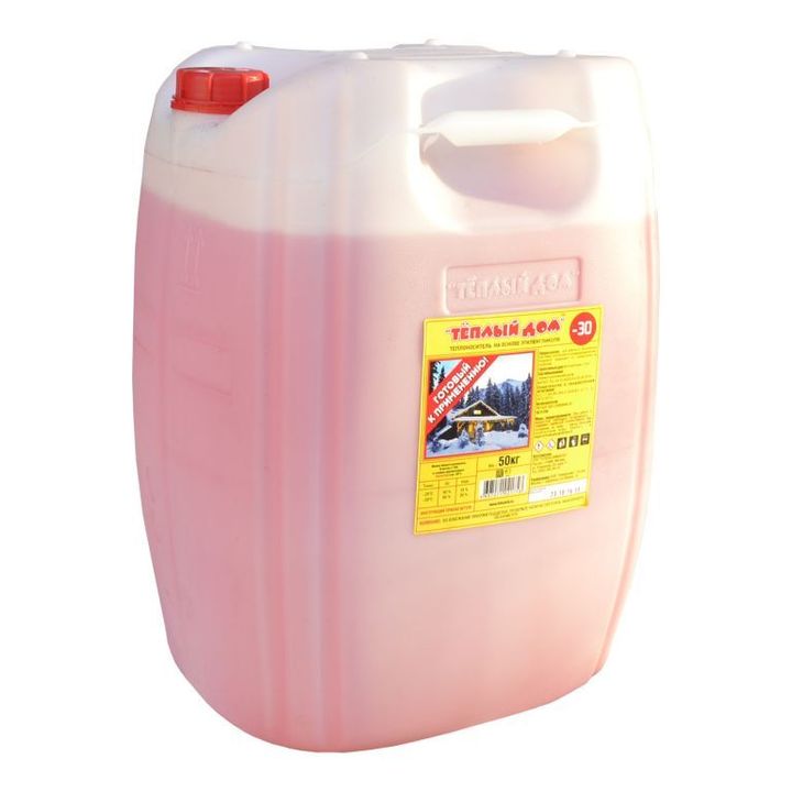 Салқындату сұйықтығы 10 л қызыл Жылы үй -65 - Изображение 1 - almatherm.kz