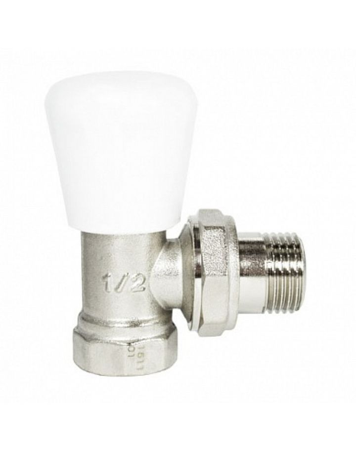 Клапан радиаторный ручной угловой 1/2" STI - Изображение 1 - almatherm.kz