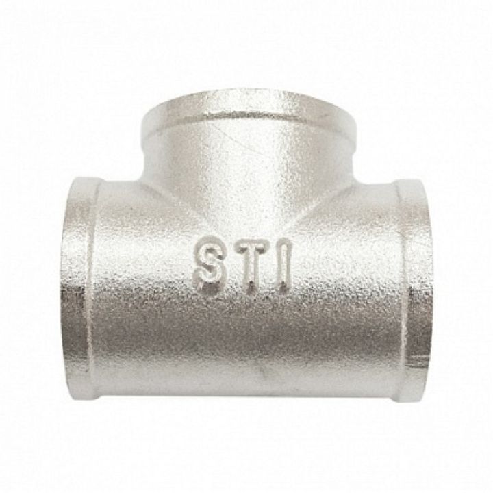 Тройник ВР никель 1 1/2" STI - Изображение 1 - almatherm.kz