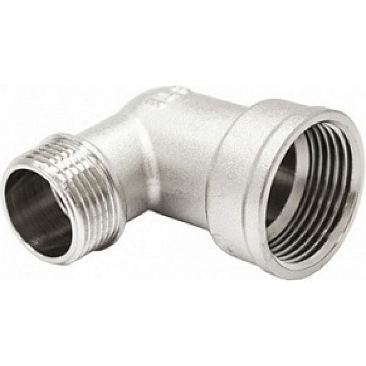 Угольник ВР-НР никель 1"х3/4" STI - Изображение 1 - almatherm.kz