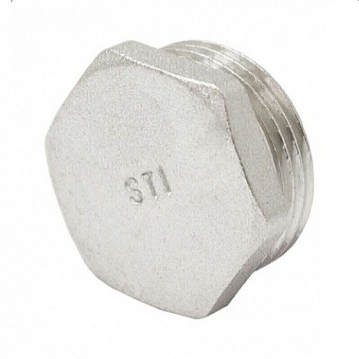Пробка никель 1/2" STI - Изображение 1 - almatherm.kz