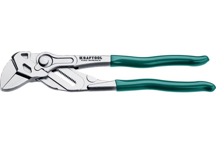 Клещи переставные 50x250 мм Cr-V Vise-Wrench Kraftool - Изображение 1 - almatherm.kz