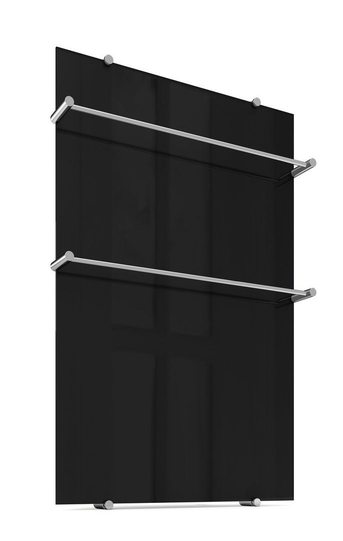 Полотенцесушитель панельный 600x900 "Теплолюкс"  черный  Flora (TL) - Изображение 1 - almatherm.kz