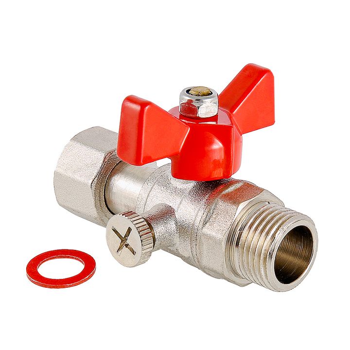 Кран шаровой для манометра ВР-НР 1/2"x1/2" Valtec - Изображение 1 - almatherm.kz