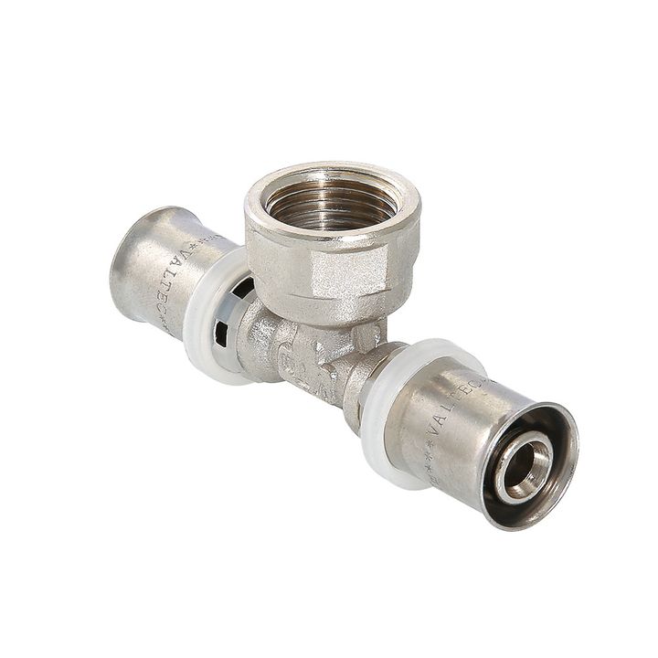 Тройник пресс ВР 32x1 1/4" Valtec - Изображение 1 - almatherm.kz