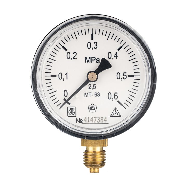 Манометр радиальный 0.6 МПа 63 мм М20x1.5 STI - Изображение 1 - almatherm.kz