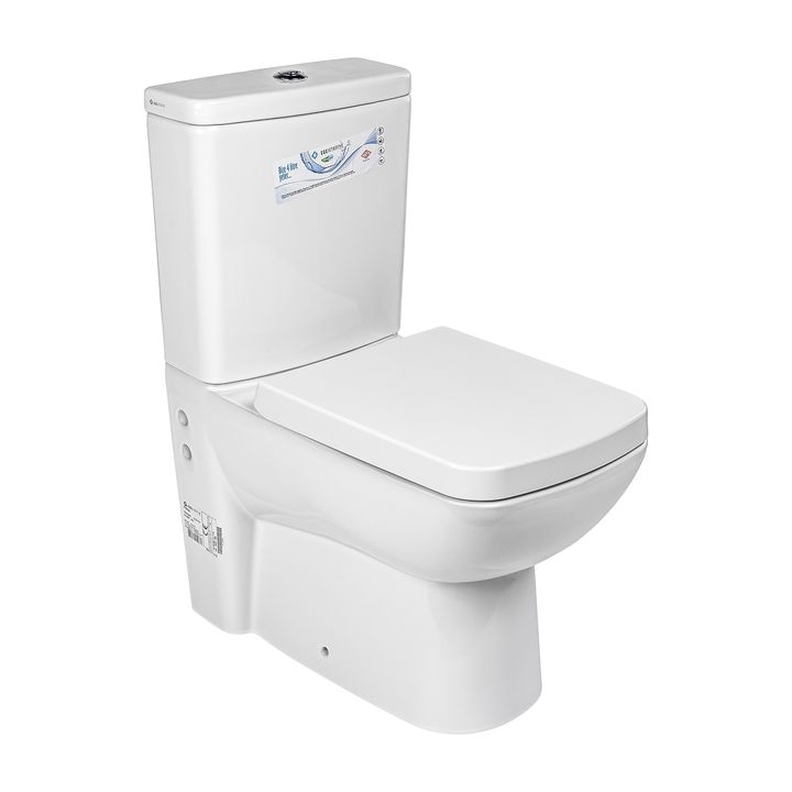 Унитаз моноблок выпуск прямой Ege Vitrifiye Tyana 72413 - Изображение 1 - almatherm.kz