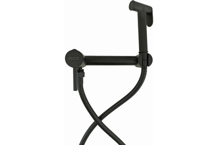 Смеситель гигиенический черный Oute TH505H - Изображение 1 - almatherm.kz