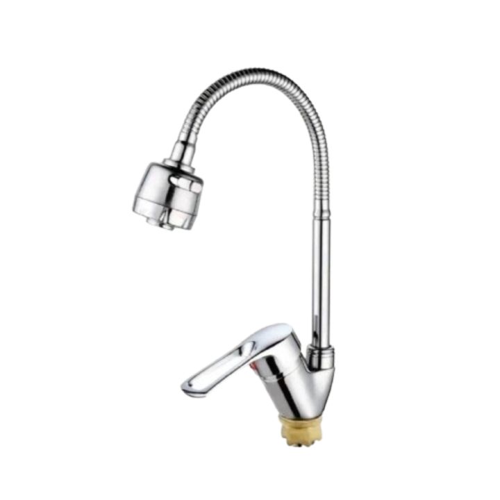 Смеситель кухни гибкий излив хром Gracia GR4925 - Изображение 1 - almatherm.kz
