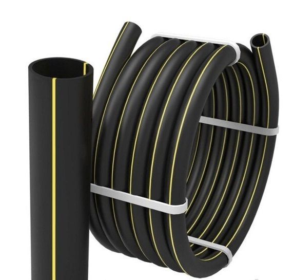 Труба ПЭ газовая 90x8.2 мм HDPE 100 PN16 SDR11 LS - Изображение 1 - almatherm.kz