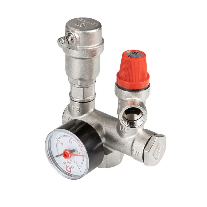 Группа безопасности 10 бар 1" Valtec - Изображение 1 - almatherm.kz