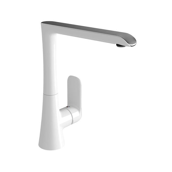 Смеситель кухни Iddis белый Calipso CALSBL0i05 - Изображение 1 - almatherm.kz