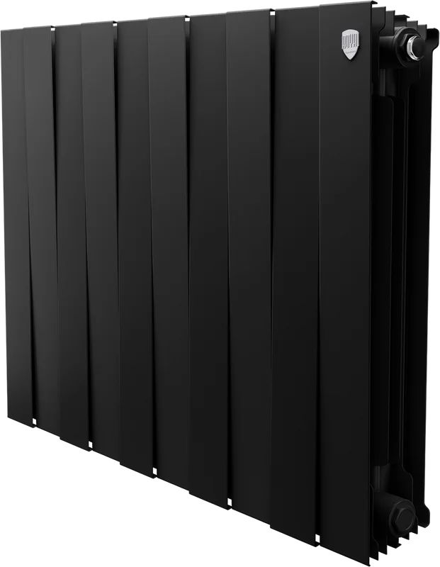 Радиатор биметаллический 500x100 (1 секция) PianoForte Noir Sable Royal Thermo - Изображение 1 - almatherm.kz