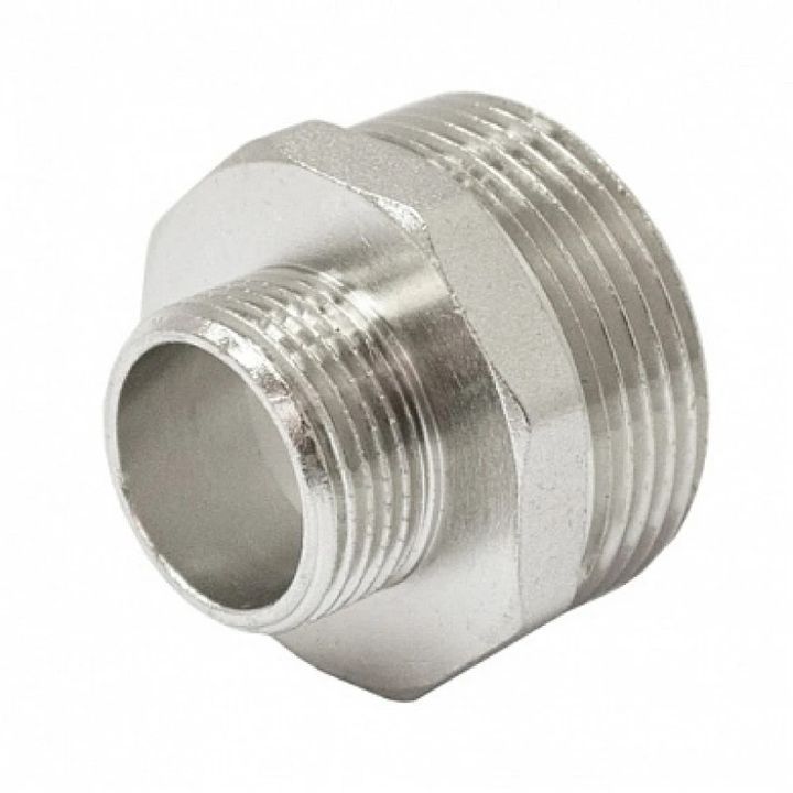 Ниппель никель 1 1/2"х1 1/4" STI - Изображение 1 - almatherm.kz