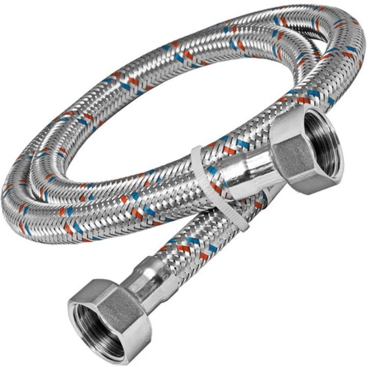 Подводка воды ВР-ВР 50x1/2" сталь Aqualine - Изображение 1 - almatherm.kz