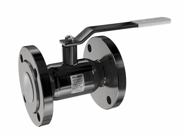 Кран шаровой стальной фланцевый DN50 PN40 ALSO - Изображение 1 - almatherm.kz
