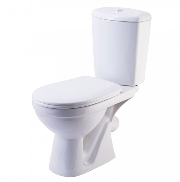 Унитаз компакт Rosa Комфорт Люкс микролифт - Изображение 1 - almatherm.kz